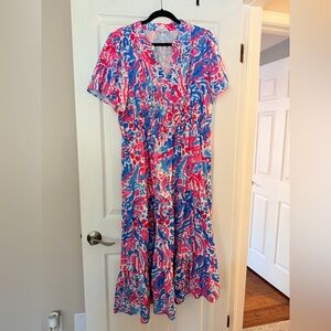 Chic Soul Breaking The Silence Dress, Fuchsia 3X